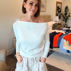 Enza Costa White Women's Top